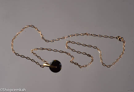 Green gemstone necklace