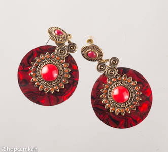 Red earring
