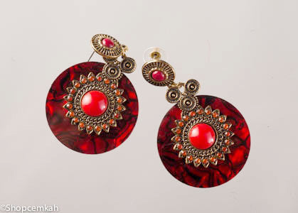 Red earring